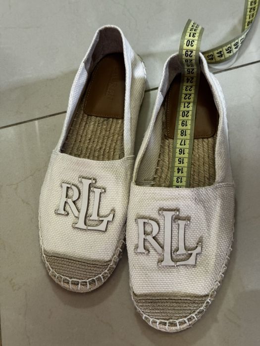 Espadrile/Mocasini  'CAMERYN'Lauren Ralph Lauren pe Alb Natural