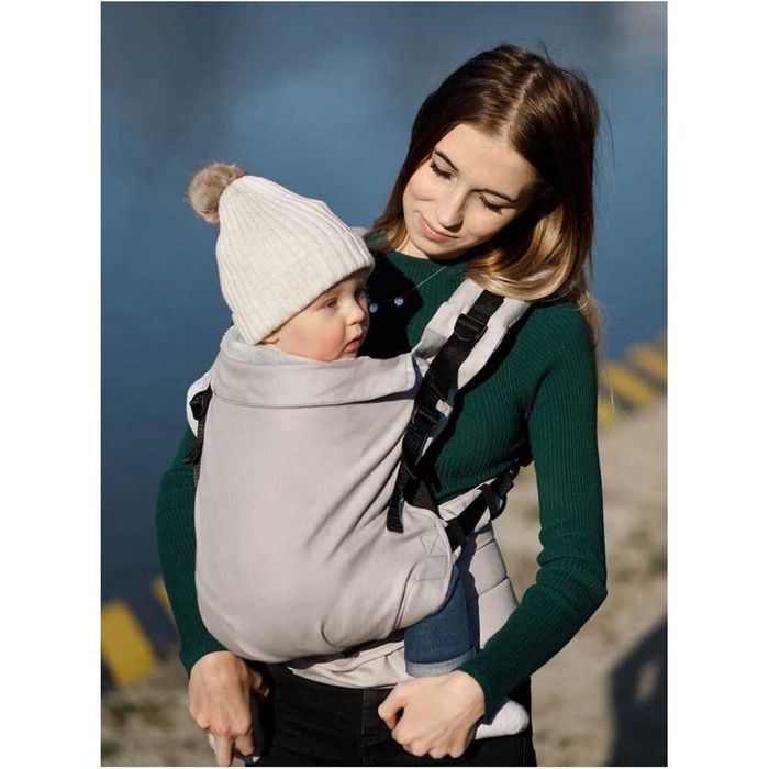 4+ месеца | Ергономична раница KinderHop MultiGrow - LittleHerringbone