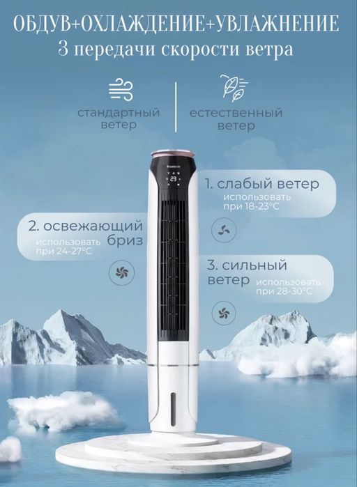 Вентилятор с водой