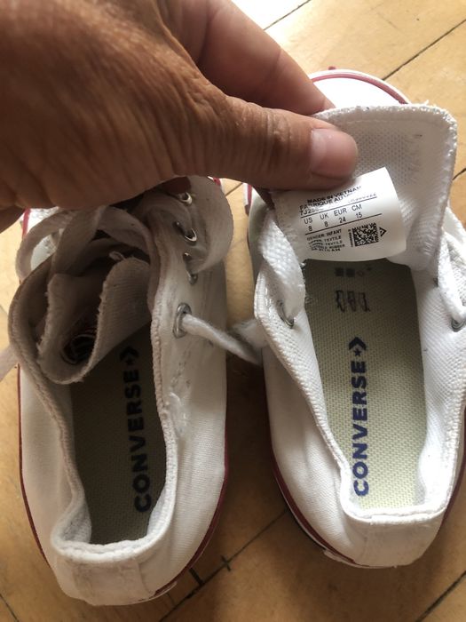 Converse albi copii