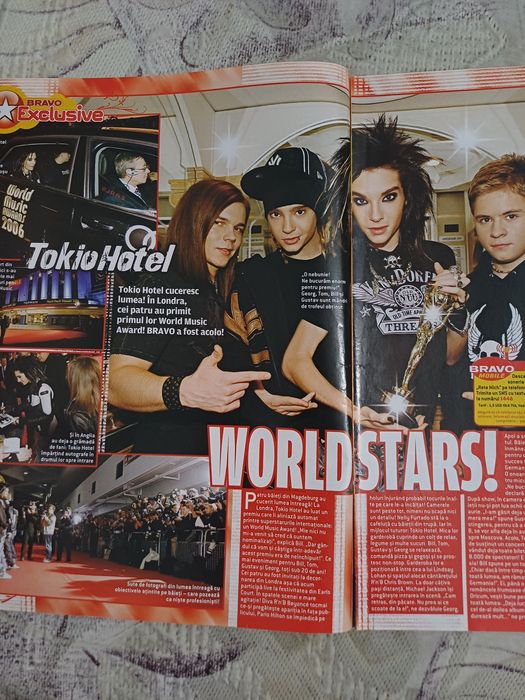 Vand revista Bravo decembrie 2006, completă, cu Mia&Miguel, CU POSTERE cu Charmed si Christina Aguilera & P.Diddy