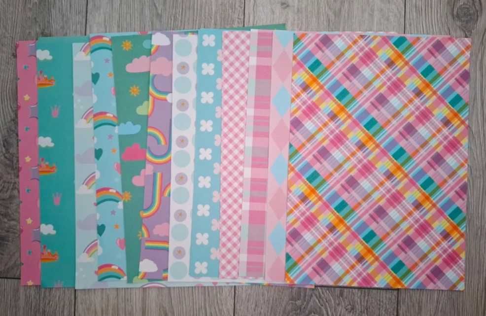 Vand kraft paper A4 92 modele/273 coli, 12 washi tape