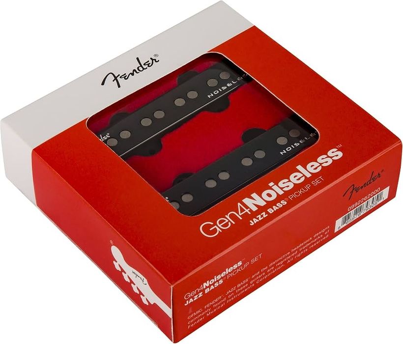 Doze Fender Generation 4 Noiseless Jazz Bass cu bobină simplă - Set de 2