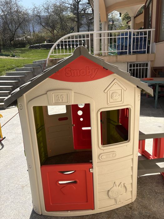 градинска къщичка за игра SMOBY