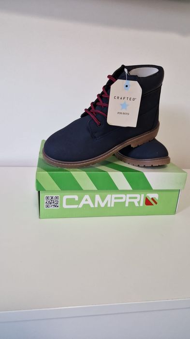 Bocanci Crafted noi impermeabili..piele ecologica marjme 29 albastru s