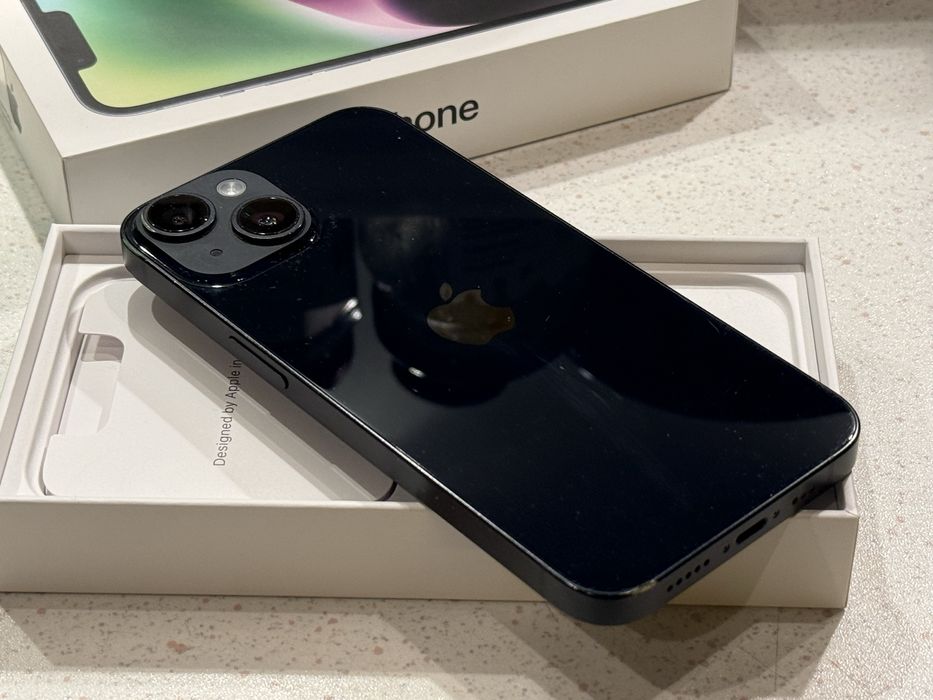 iPhone 14 128GB Black – Перфектен, 100% Батерия!
