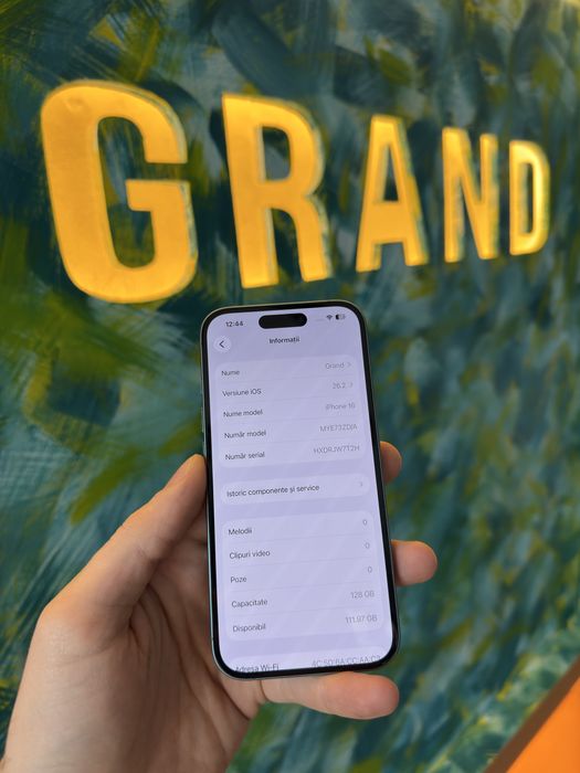 iPhone 16 Baterie 100% * Grand * Garantie 1 AN