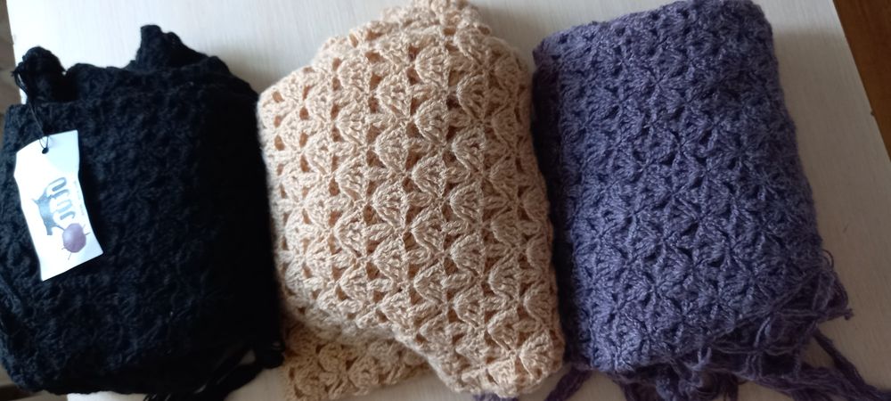 Шаль ручной работы