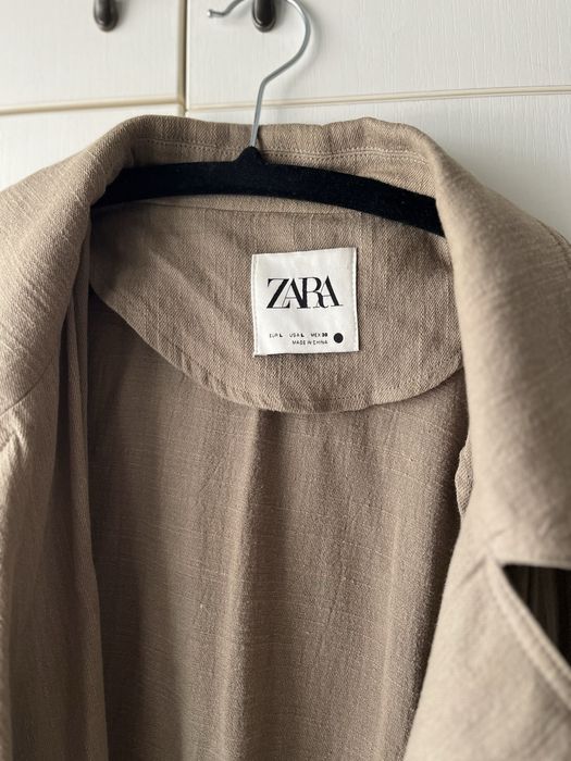 Ленен шлифер Zara – размер Л