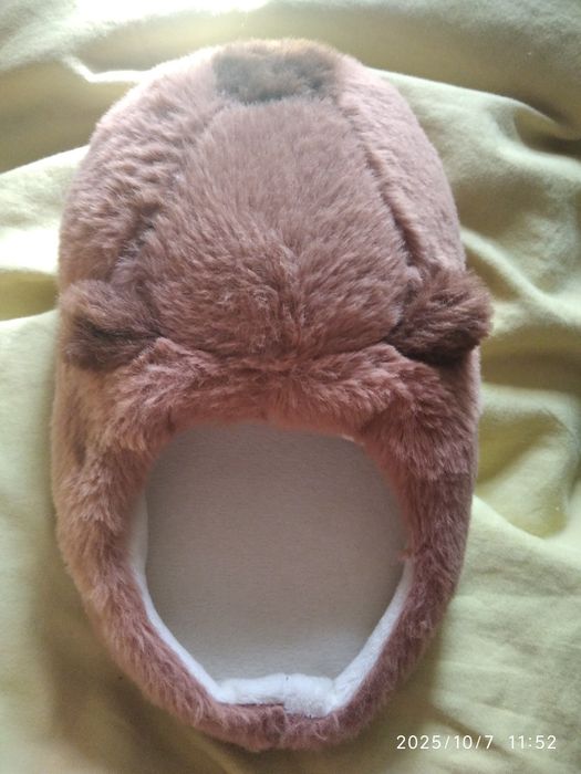 Мишки мягкие тапочки