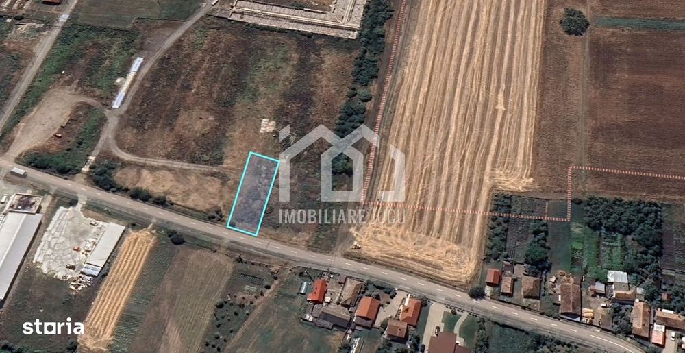 Teren 900 mp Răscruci | PUZ | 2 fronturi | Utilități | 45.000€