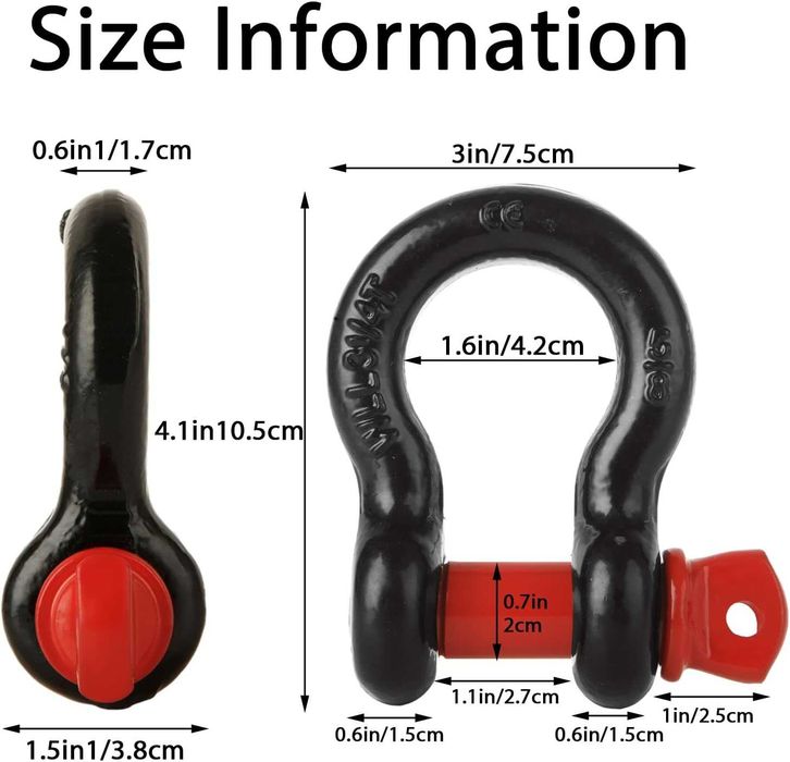 Ochete 5/8” cu protecții 3,25T