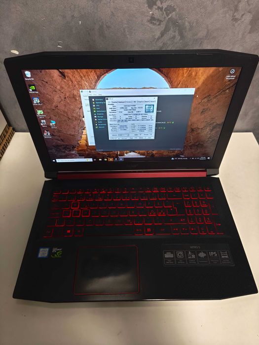 laptop acer nitro 5 i7 8750h gtx 1050 Ti 8gb ssd 256gb hdd 1tb
