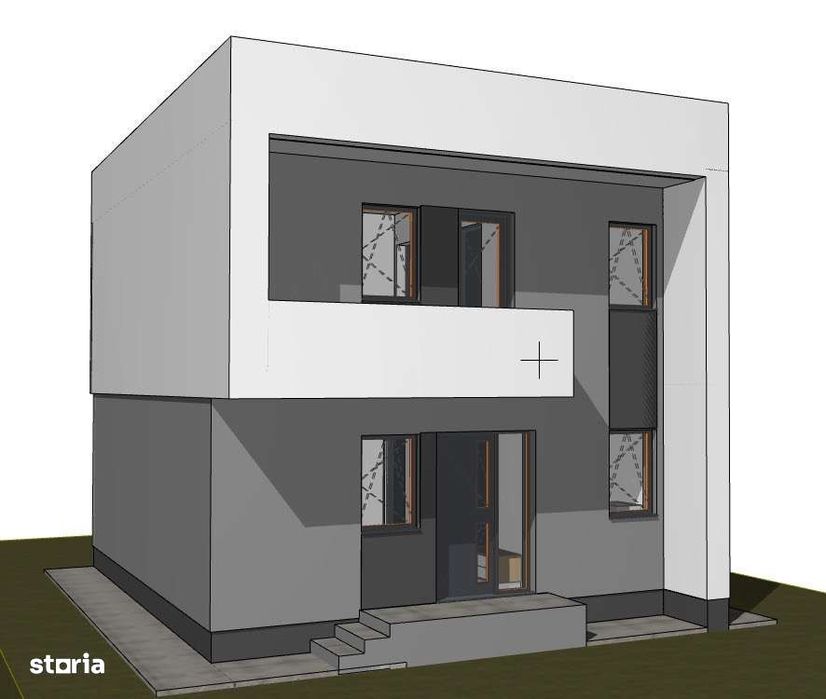 Casă de vânzare, 3 camere, teren 290mp Bradu
