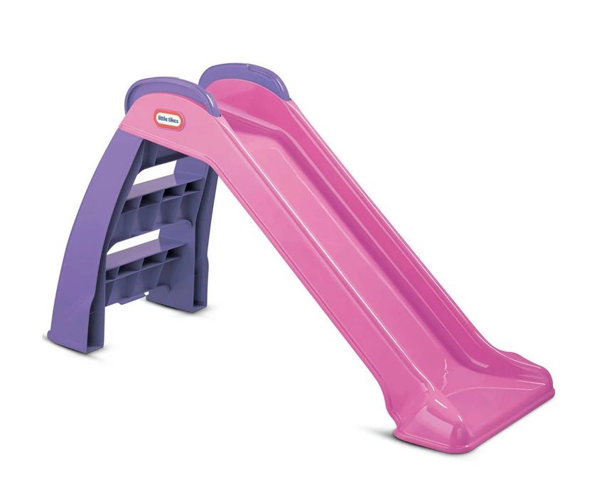 Моята първа пързалка Little Tikes, розово-лилава