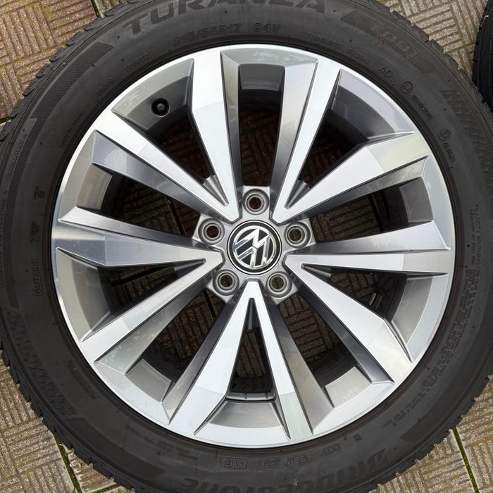 Jante Bicolore Vw T-roc Passat B7 B8 Caddy Golf Sharan 5x112 17"