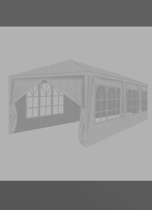 Cort demontabil 9*3 metri culoare alb