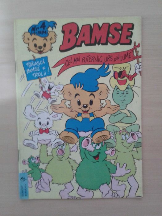 Revista de benzi desenate romaneasca Bamse an 1994 foarte RARA