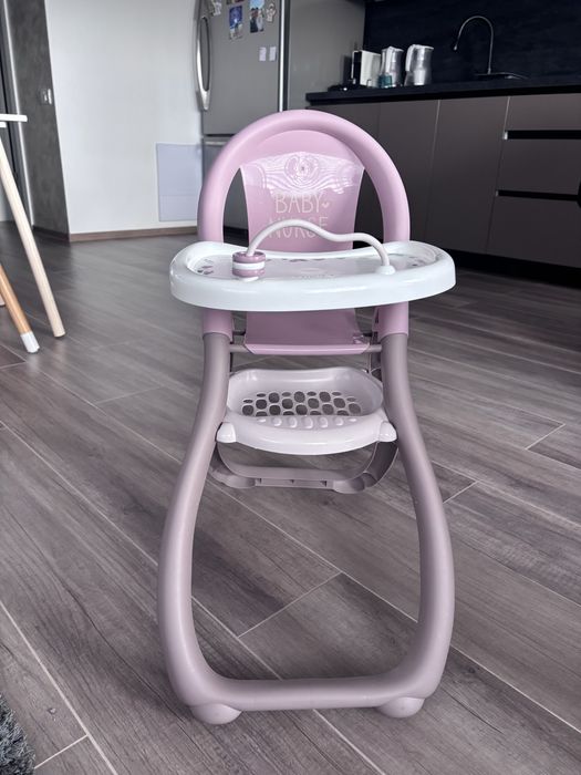 Pat +scaun bebe de jucarie smoby