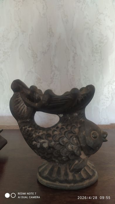 Пепельница бронзовая.