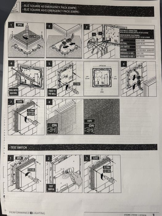 Oсветително тяло Performance in Lighting – Bliz Square 40