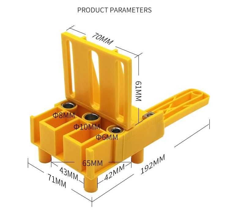 Кондуктор для мебельных шкантов