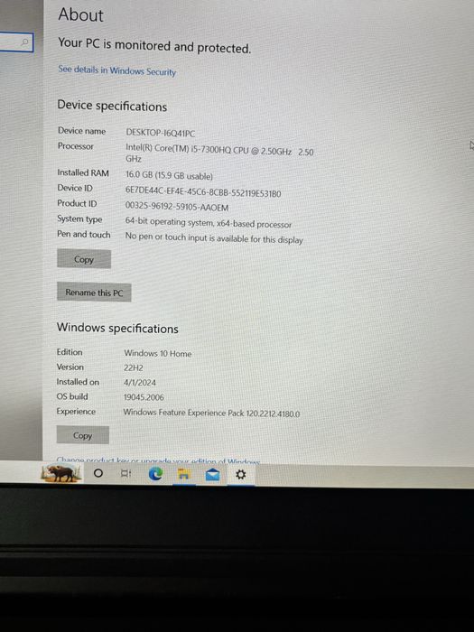 Lenovo Legion Gaming• i5-7th Gen• 16gb ram• Nvidia Gtx 1050Ti 4gb• 512
