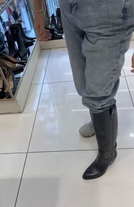 Сапоги зимние казаки