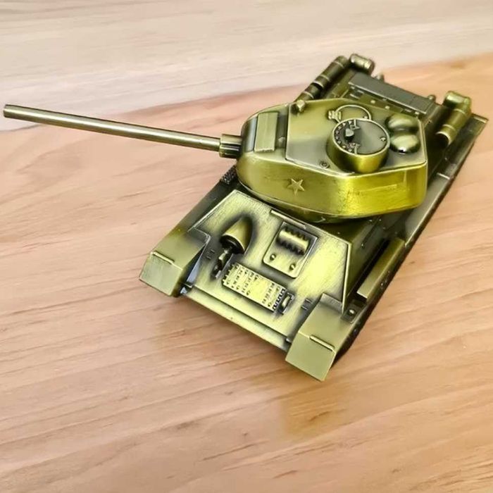 Macheta tanc metalica T34-85 scara 1:43 16 cm
