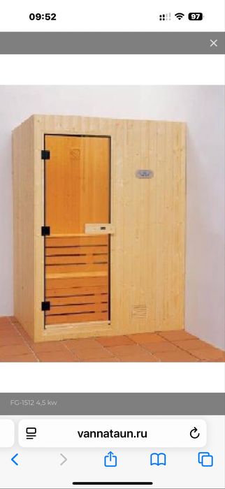 Финская электро сауна