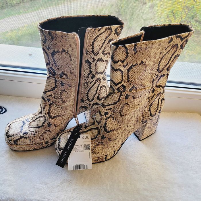 Ținuta Set Costum Sacou+Fusta+Botine Mango/Na-Kd NOI S42/F42/G38 Șarpe