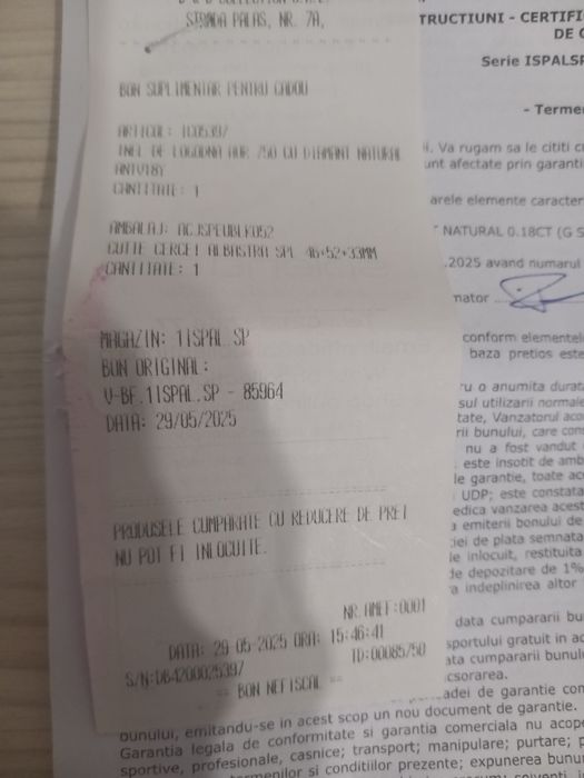 Inel din aur, cu diamant natural Splend'or