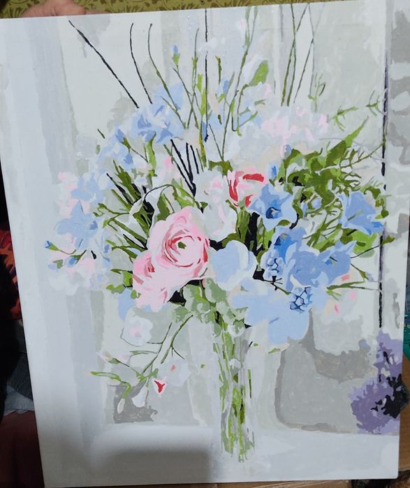 Картина по номерам на подрамнике.