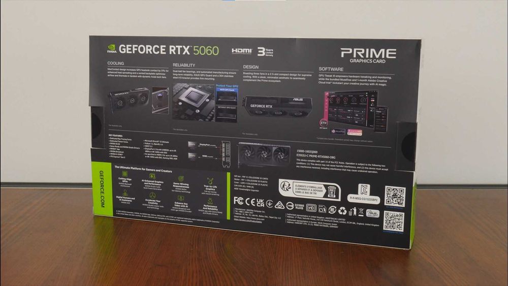 Спешно се продава! Видеокарта ASUS Prime RTX 5060 8GB GDDR7 - Оферта с Гаранция 3г.