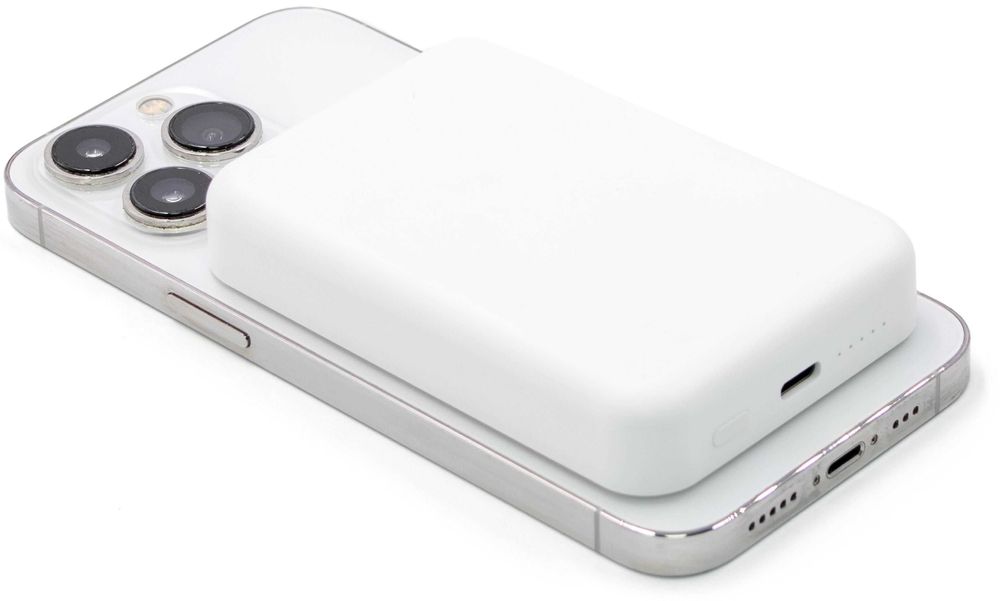Безжична външна батерия MagSafe 5000mAh iPhone 12–16 Pro Android USB-C