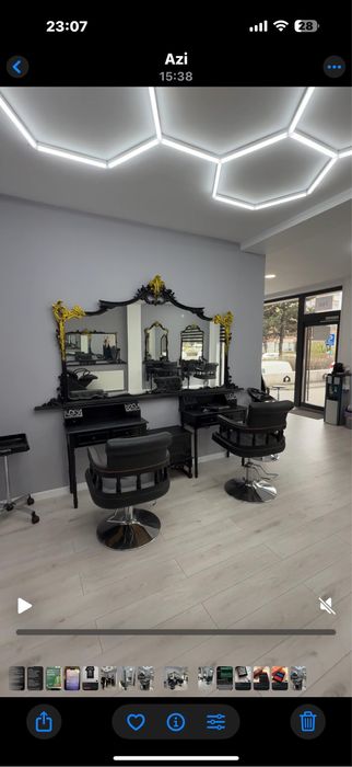 Închiriez post de lucru în salon (coafor-frizerie )