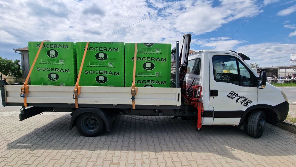 Vand Iveco Daily 35C12" cu macara si bena cu basculare