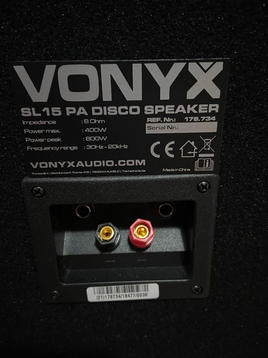 Тонколони VONYX 15” 2x800 WATT