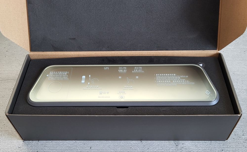 Camera de bord 70mai S410 + kit supraveghere parcare + card 128/256GB