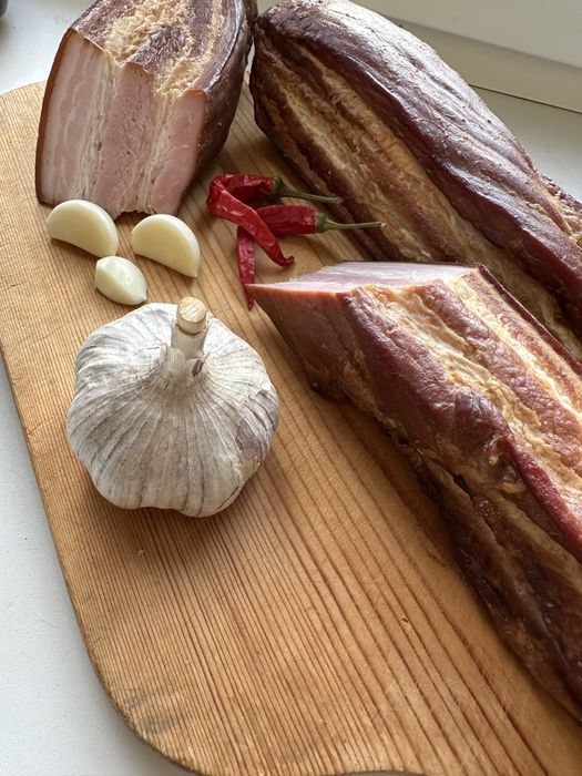 Сало  копченое..