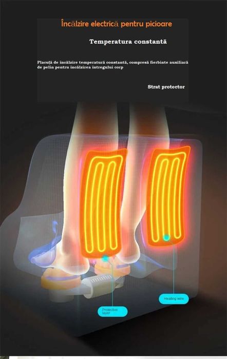 Aparat ortosan de masaj picioare, Gambe si Tălpi, 3 Viteze,PRET FIX