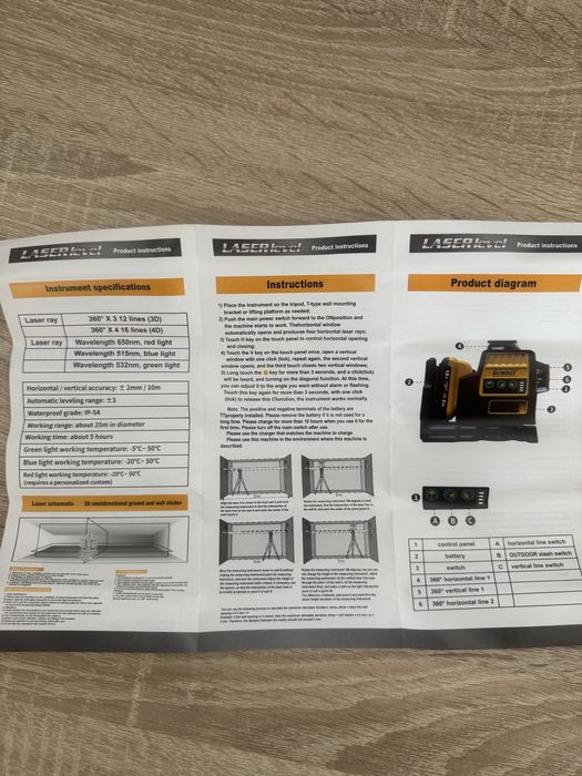 Nivela DeWalt 360 12V 2AH NOUA