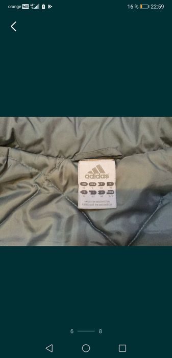 Geaca Adidas, 158-164 cm măsura S, unisex