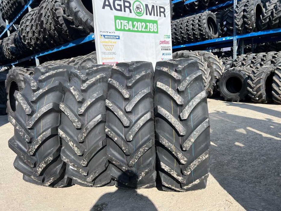Cauciucuri noi 15.5/80-24 pentru tractor cu 16 pliuri livrare rapida