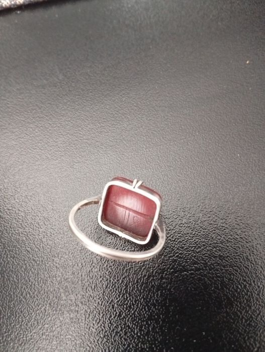 Сребърен пръстен с Кехлибар!