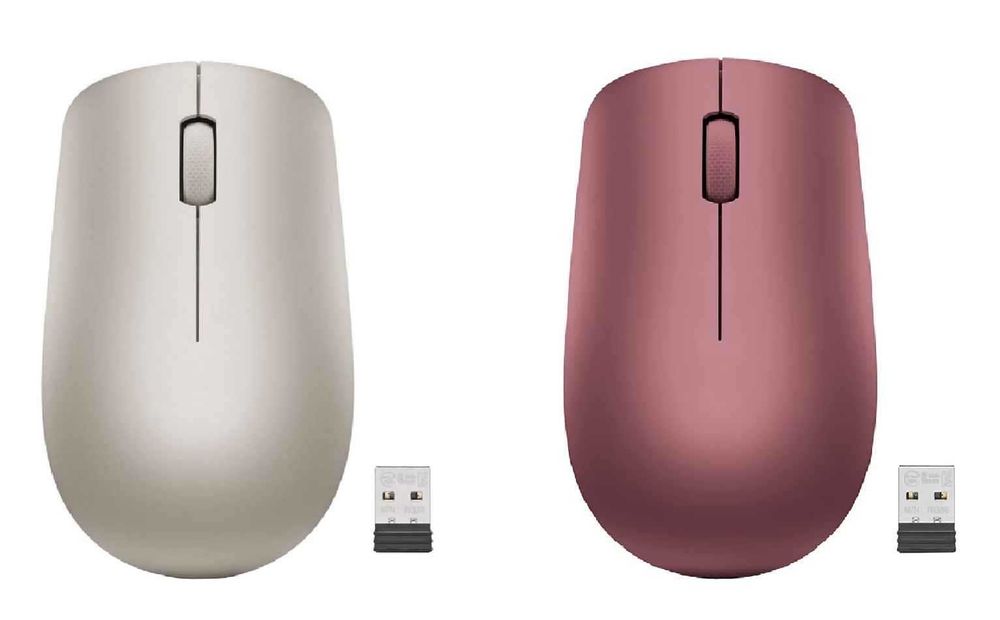 Mouse Wireless LENOVO 530, 1200 Dpi, Crem, Rosu, Garantie Nou Sigilat