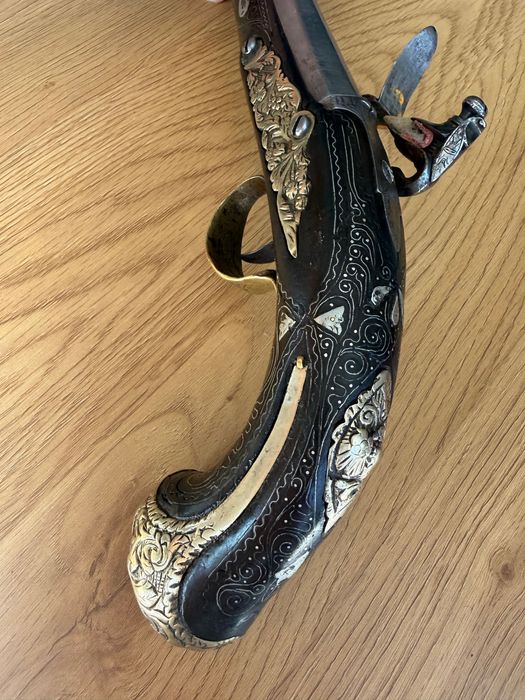 Автентичен Османски кремъчен пищов, хайдушки.