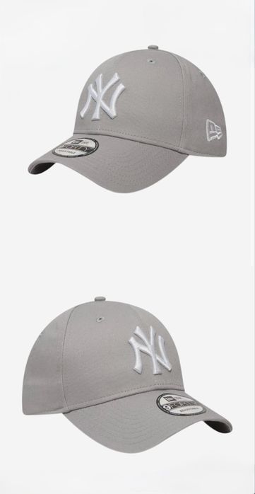 Шапка с козирка New York Yankees, Сива