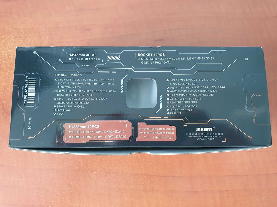 Trusa profi reparatii telefoane cu acumulator Jakemy JM-8139 180 piese