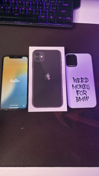 Iphone 11, black, 64 gb